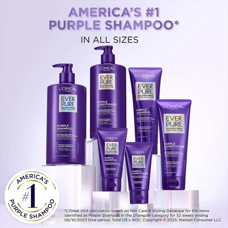 EverPure Sulfate‑Free Purple Shampoo